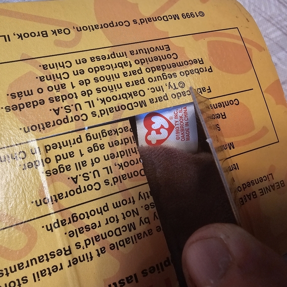 McDonald's Erin, Britannia, Glory, and Maple Ty Beanie Babies Bear is a Complete - Picture 6 of 7